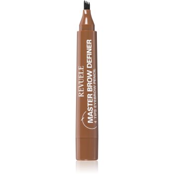 Revuele Master Brow Definer 4 Tips Eyebrow Pencil creion sprâncene precise - imagine 2